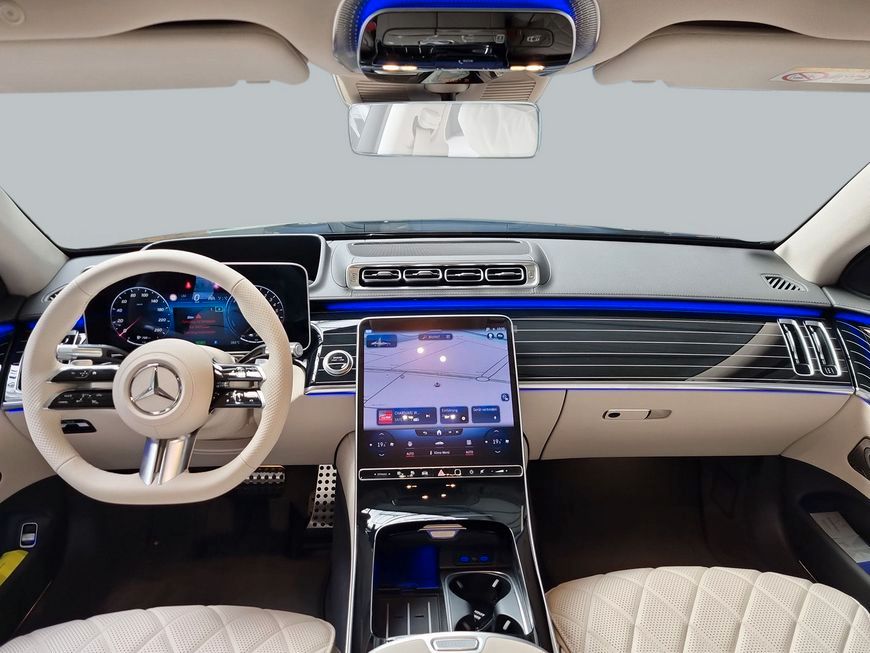 Mercedes S 580e | předváděcí auto skladem | od německého autorizovaného prodejce | černá s béžovou kůží | sleva | nákup online | auto eshop AUTOiBUY.com